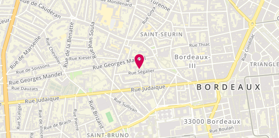 Plan de Résidence services seniors Les Templitudes de Bordeaux, 27 Rue Ségalier, 33000 Bordeaux
