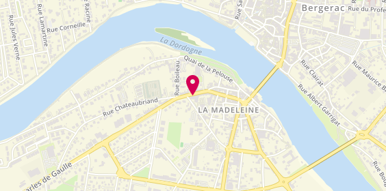 Plan de EHPAD la Madeleine, 40 Rue du Maréchal Joffre, 24100 Bergerac