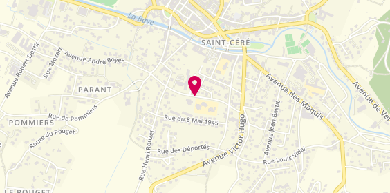 Plan de Residence Autonomie Les Cesarines, avenue Gaston Monnerville, 46400 Saint-Céré