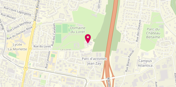 Plan de EHPAD le Bois du Loret, 30 Rue Clément Ader, 33150 Cenon