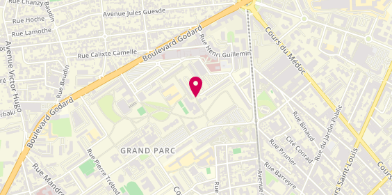 Plan de Residence-Club Senior Maryse Bastie, 16 Rue Maryse Bastié, 33300 Bordeaux