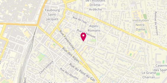 Plan de Maison de Retraite Maison de l'Automne, 44 Rue Amblard, 26000 Valence