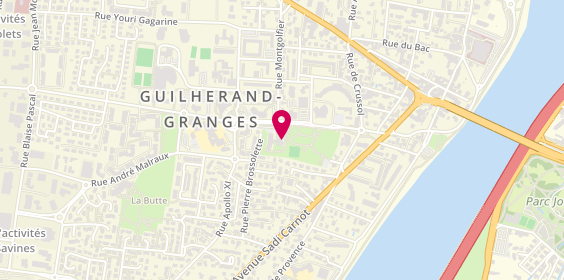 Plan de Ehpad Marcel Coulet, 345 avenue Georges Clemenceau, 07500 Guilherand-Granges