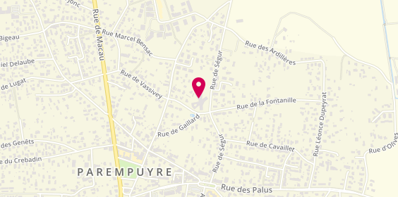 Plan de EHPAD Résidence le Parc des Oliviers, 61 Rue de Vassivey, 33290 Parempuyre