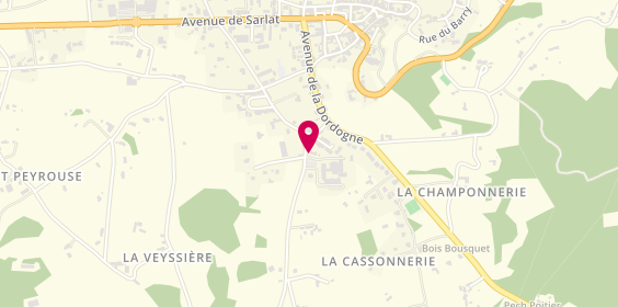 Plan de EHPAD Marcel Cantelaube, Lieu-Dit Sebastures Avenue la Calprenède, 24590 Salignac-Eyvigues