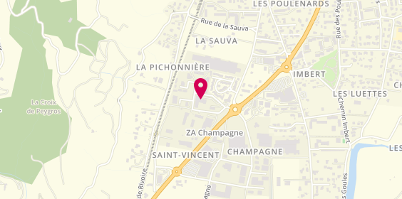 Plan de Résidence la Maison Tournonaise, 35 Rue Louise Michel, 07300 Tournon-sur-Rhône