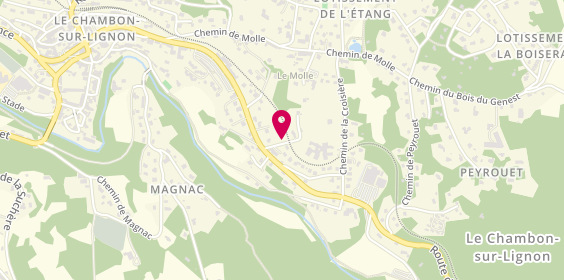 Plan de Maison de Retraite Les Genêts, Chemin Enfants à la Montagne, 43400 Le Chambon-sur-Lignon