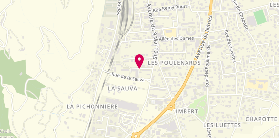 Plan de Residence Louis Roche Defrance, Rue Louis Arnaud, 07300 Tournon-sur-Rhône