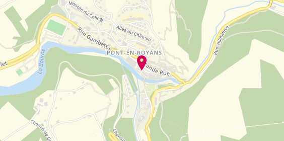 Plan de Foyer Rose Achard, Foyr Rose Achard le Breuil, 38680 Pont-en-Royans