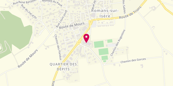 Plan de Résidence Les Jardins de Génissieux, 85 Route des Chasses, 26750 Génissieux