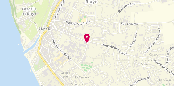 Plan de EHPAD Les Jardins d'Iroise de Blaye, 1 Rue du Dr Boutin, 33390 Blaye
