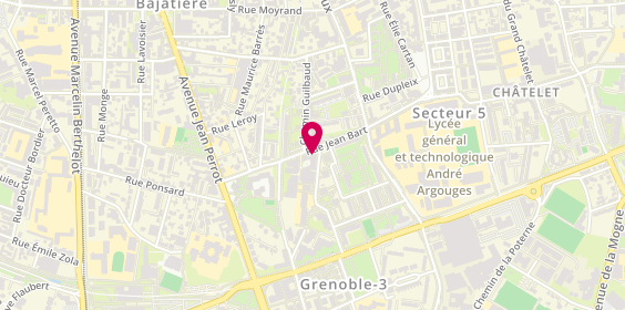 Plan de Ehpad Résidence l'Abbaye, 33 Rue Jean Bart, 38100 Grenoble