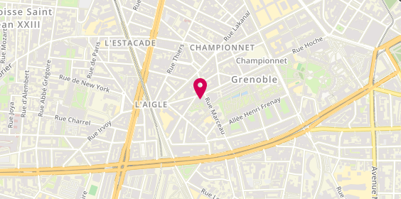 Plan de EHPAD du Bois d'Artas, 1 Rue Augereau, 38000 Grenoble