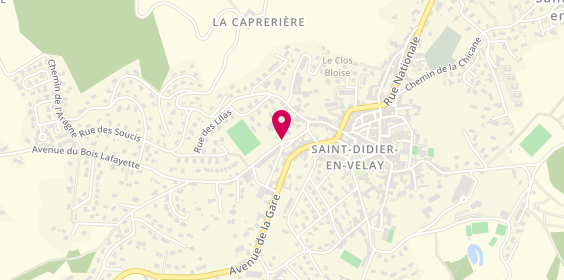 Plan de Maison de Retraite de Saint Didier en Velay, 2 Avenue Saint Roch, 43140 Saint-Didier-en-Velay