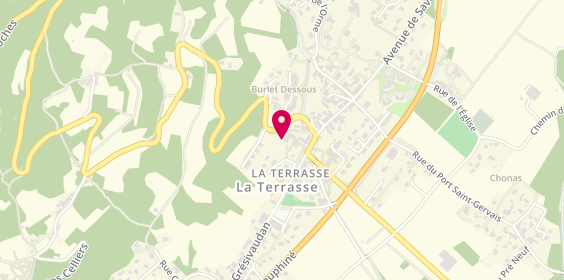 Plan de Mapad Les Solambres, 674 avenue de Savoie, 38660 La Terrasse