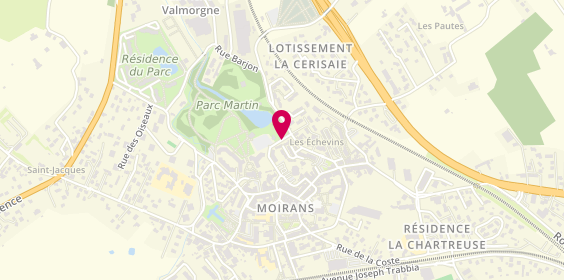 Plan de Flpa Georges Brassens, parc Martin Rue Mozart, 38430 Moirans