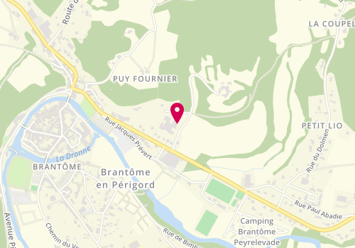 Plan de EHPAD Résidence de la Dronne, 3 Allée de Puy Marteau, 24310 Brantôme-en-Périgord