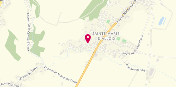 Plan de Maison de Retraite Ste Marie d'Alloix, 6 Route Buchet Haut, 38660 Sainte-Marie-d'Alloix