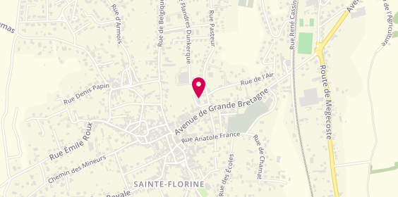 Plan de Maison de Retraite, 3 Rue Pasteur, 43250 Sainte-Florine