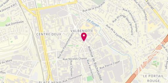 Plan de Résidence Mutualiste Bernadette, 4 Rue de Champagne, 42100 Saint-Étienne