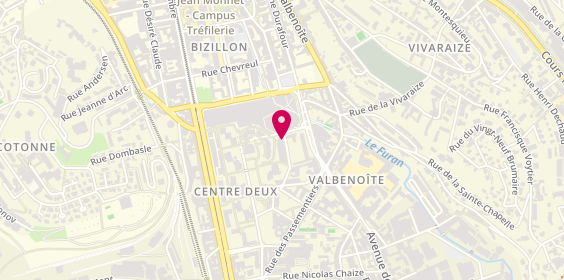Plan de Résidence l'Hermitage - emeis, 4 Rue Claudius Buard, 42100 Saint-Étienne