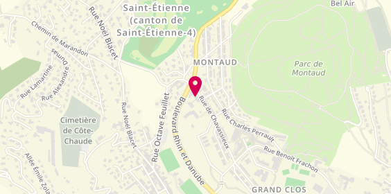 Plan de Ehpad St Paul Maison St Sebastien, 103 Rue Chavassieux, 42000 Saint-Étienne
