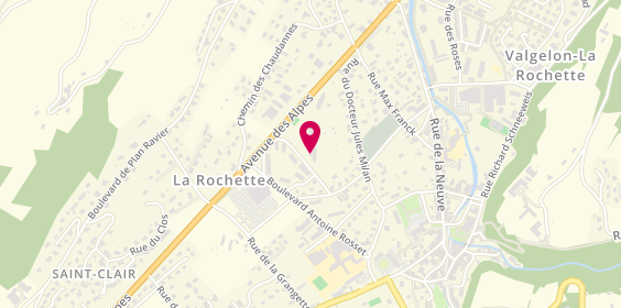 Plan de Residence Autonomie Les Chamois, 6 Rue Chasseurs Alpins, 73110 La Rochette
