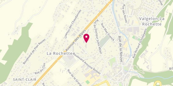 Plan de Maison de Retraite les Curtines, 8 Rue des Chasseurs Alpins, 73110 Valgelon-La Rochette