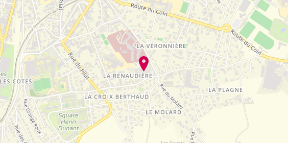 Plan de Maison de Retraite la Renaudière, 47 Rue Général de Gaulle, 42400 Saint-Chamond