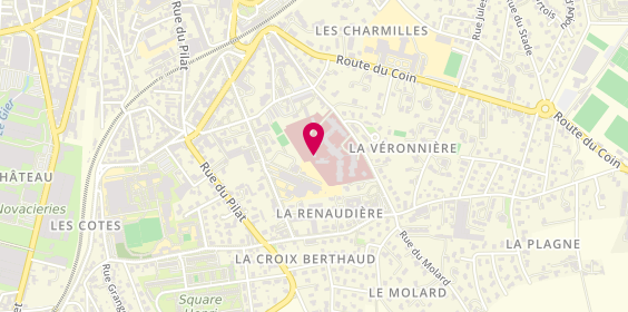 Plan de Hopital du Gier Site Pinay Geriatrie, 19 Rue Laurent Charles, 42400 Saint-Chamond