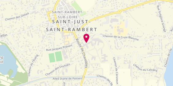 Plan de EHPAD Maison de Retraite de la Loire, 11 Route Chambles, 42170 Saint-Just-Saint-Rambert