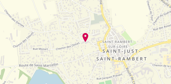 Plan de Ehpad Maison d'Accueil, 31 Chemin Danses, 42170 Saint-Just-Saint-Rambert