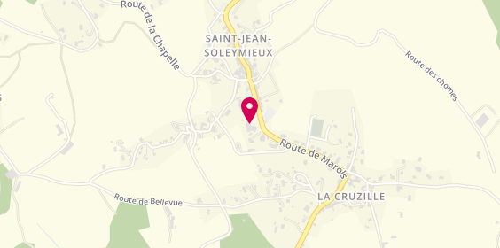 Plan de Maison de Retraite l'Etoile du Soir, 166 Route de Marols, 42560 Saint-Jean-Soleymieux