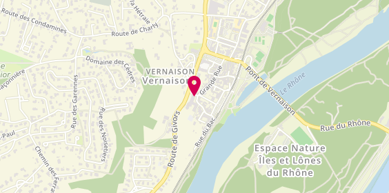 Plan de Maison Saint Joseph de Vernaison, 26 place du Bourg, 69390 Vernaison