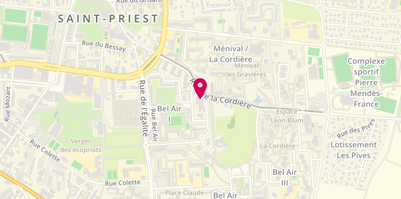 Plan de Mapad Les Alizees, 3 Rue Camille Claudel, 69800 Saint-Priest
