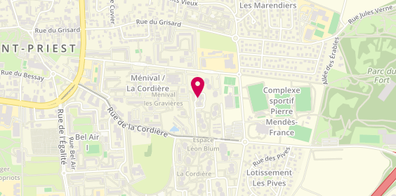 Plan de Foyer Logement Pour Personnes Agées le Clairon, 4 Rue Marcel Pagnol, 69800 Saint-Priest