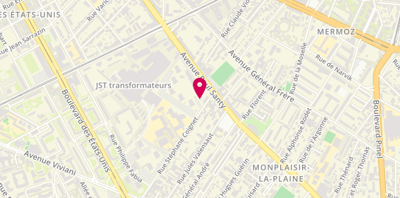 Plan de Groupe ACPPA - Madeleine Caille, 6 Rue Stéphane Coignet, 69008 Lyon