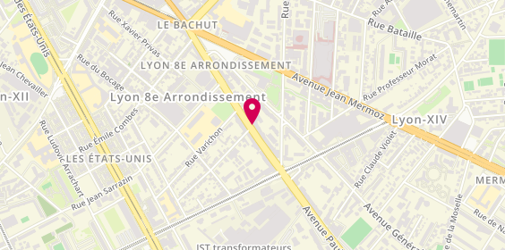 Plan de La Vérandine, 33 avenue Paul Santy, 69008 Lyon