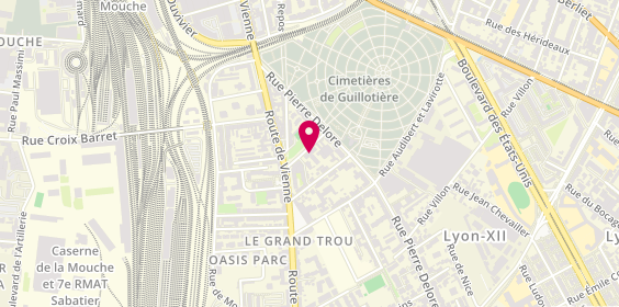 Plan de Residence Chalumeaux, 6 Rue Saint-Vincent de Paul 4, 69008 Lyon