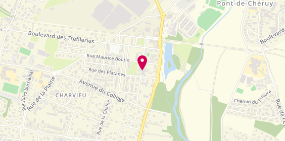 Plan de Mapad Residence de l'Arche, 2 Rue des Platanes, 38230 Charvieu-Chavagneux