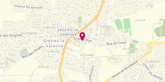 Plan de Residence Temporaire Charmanon, 3 Grande Rue, 69290 Grézieu-la-Varenne