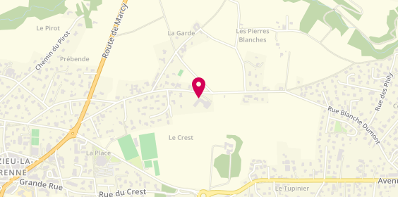 Plan de Korian Jardins d'Hestia, Route des Pierres Blanches, 69290 Grézieu-la-Varenne