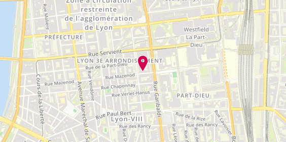 Plan de EHPAD - Résidence Part-Dieu, 105 Rue Mazenod, 69003 Lyon