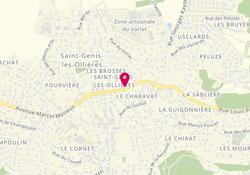 Plan de SARL Horizon, 14 Avenue Marcel Mérieux, 69290 Saint-Genis-les-Ollières
