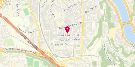 Plan de Résidence Sergent Berthet, 65 Rue Gorge de Loup, 69009 Lyon