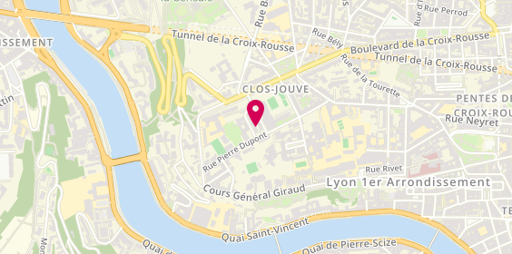 Plan de Résidence Clos Jouve, 10 12 Rue Dominique Perfetti, 69001 Lyon