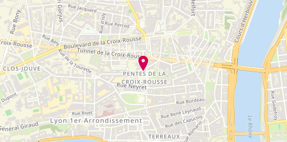 Plan de Soeurs Bon Secours, 36 Rue du Bon-Pasteur, 69001 Lyon
