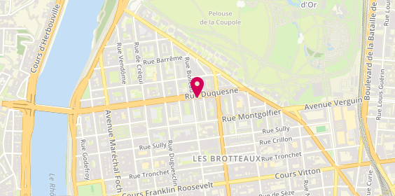 Plan de Résidence Duquesne, 48 Rue Duquesne, 69006 Lyon