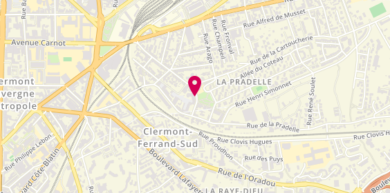 Plan de Ehpad Les Sources, 11 Rue Saint Rames, 63000 Clermont-Ferrand