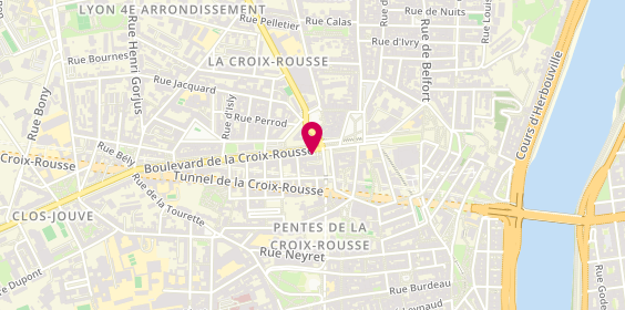 Plan de Ehpa Pradel, 146 Boulevard Croix Rousse, 69001 Lyon